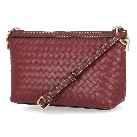 Bolso tipo bandolero tejido