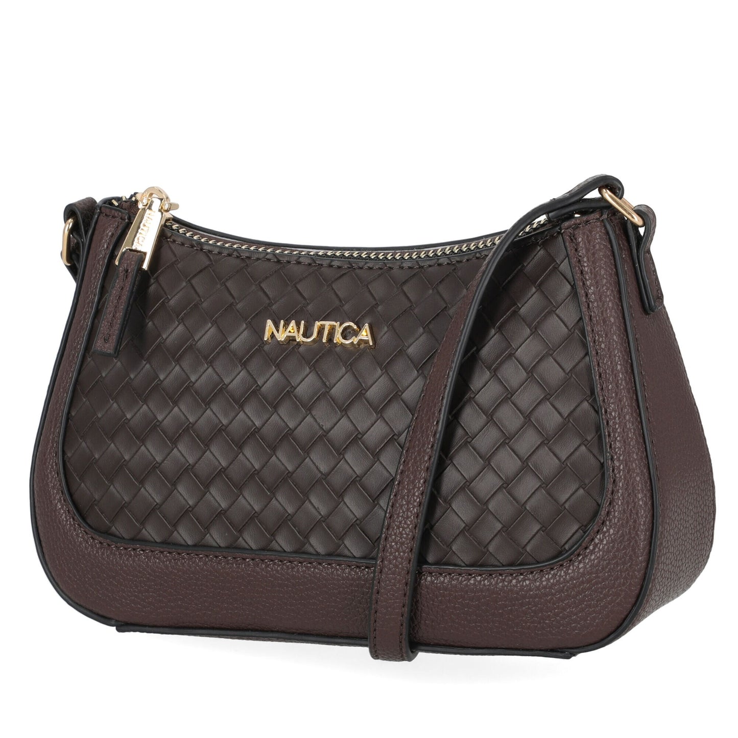 Bolso tipo bandolero tejido