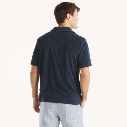 Polo de rizo con botones delanteros