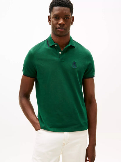 Chemise regular texturizada con cuello y mangas ribeteadas