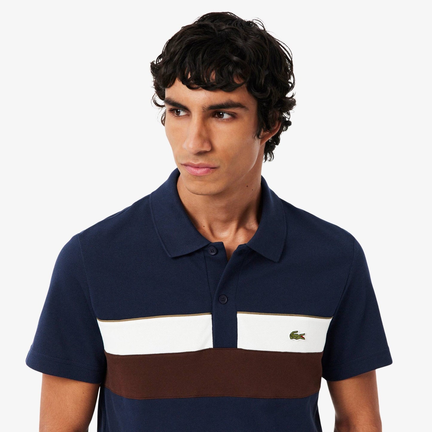 Chemise regular con colores combinados y logo