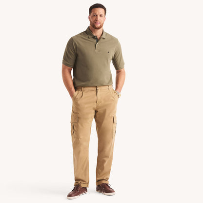 Chemise regular performance unicolor con logo para grandes