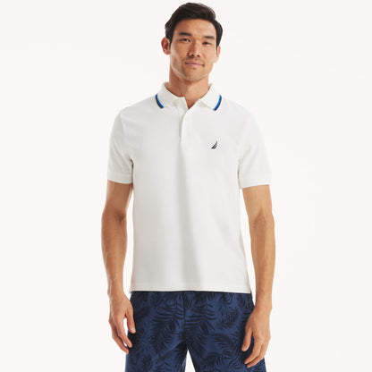 Chemise regular con cuello ribeteado