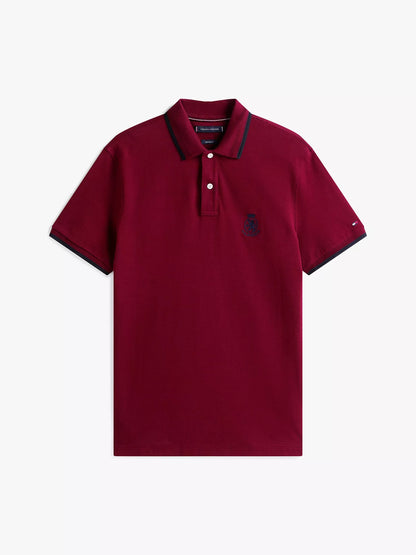 Chemise regular texturizada con cuello y mangas ribeteadas