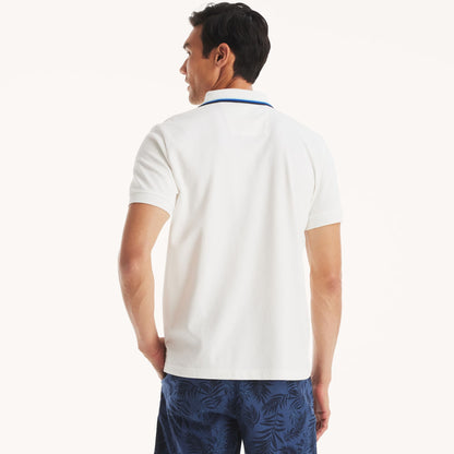 Chemise regular con cuello ribeteado