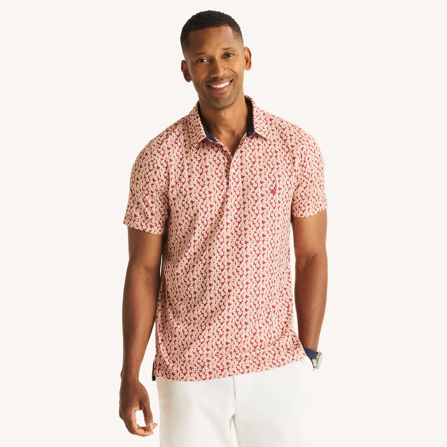 Chemise Navtech con estampado