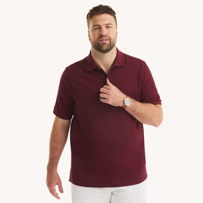 Chemise regular performance unicolor con logo para grandes