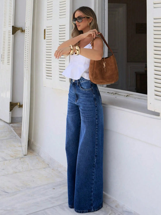 Jeans rectos y sueltos