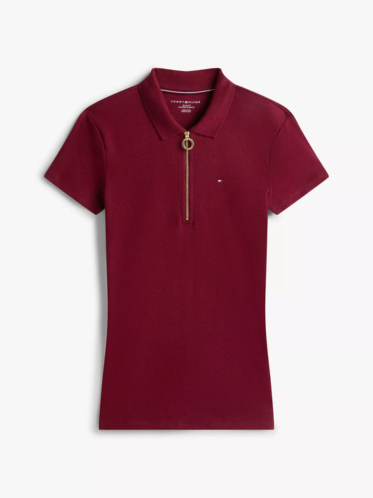 Chemise ajustada con cremallera de aro