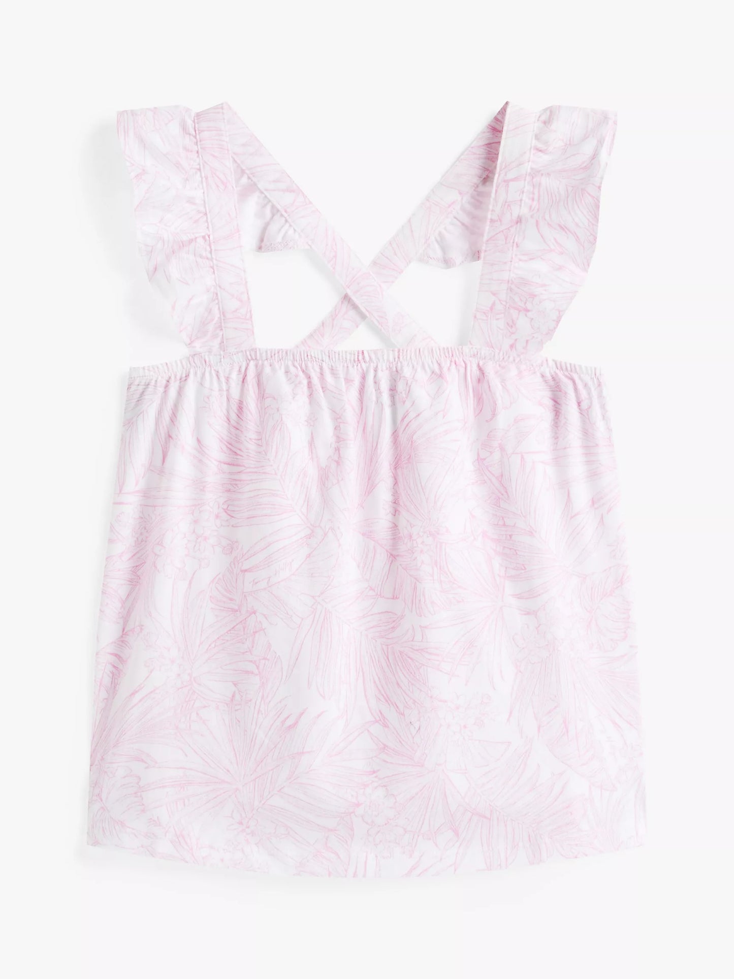 Top con estampado tropical para niña