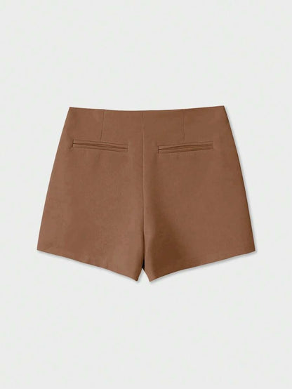 Pantalón corto asimétrico