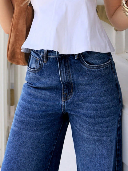 Jeans rectos y sueltos