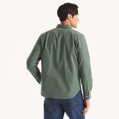 Camisa manga larga unicolor Oxford