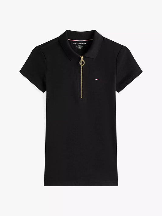 Chemise ajustada con cremallera de aro