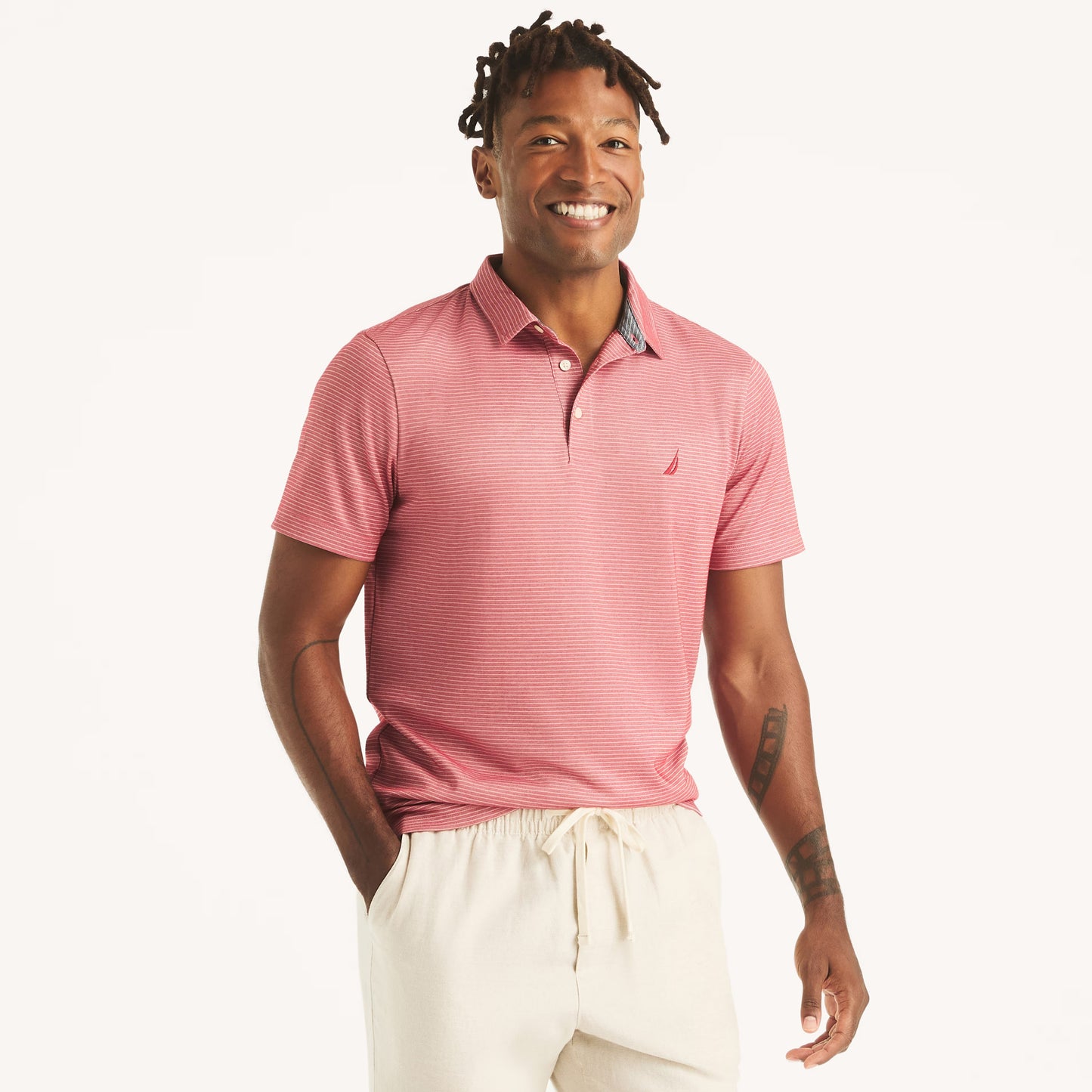 Chemise Navtech con estampado de rayas