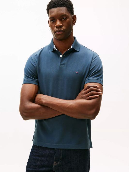 Chemise regular unicolor con logo