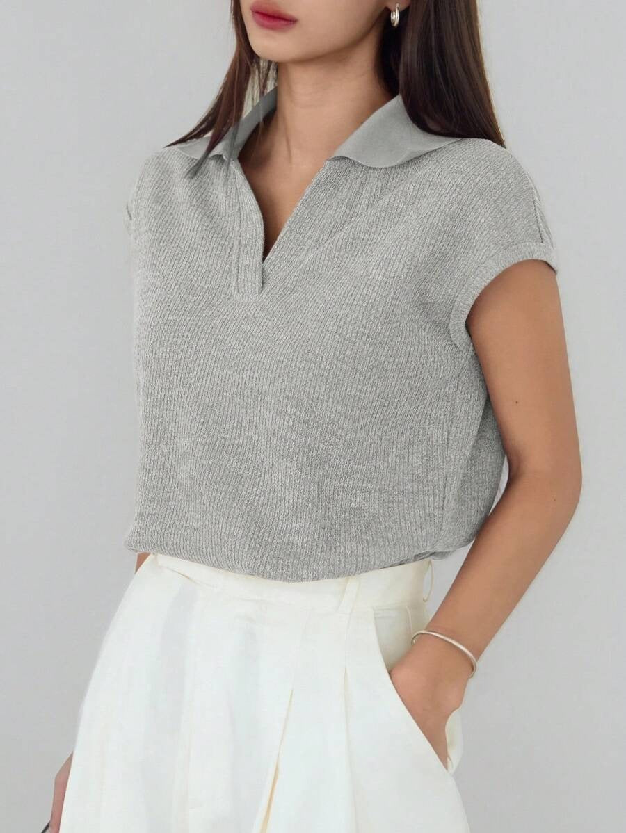 Blusa básica manga corta