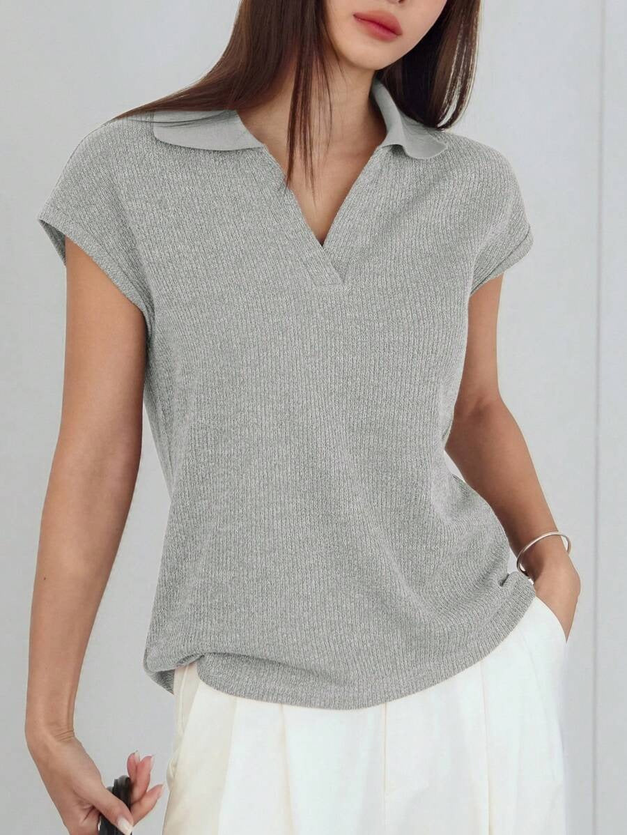Blusa básica manga corta