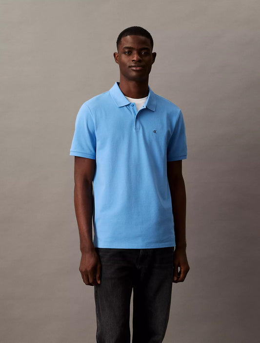 Chemise unicolor con logo