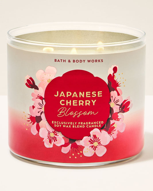 Vela 3 mechas Japanese Cherry Blossom