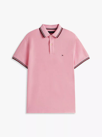 Chemise unicolor con cuello ribeteado