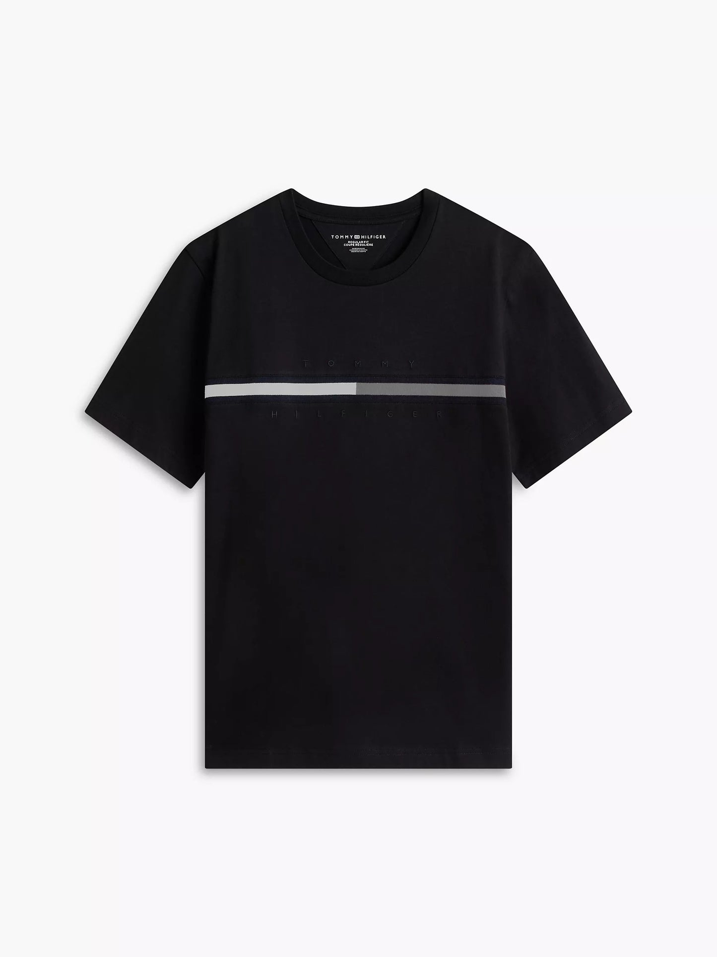 Franela con logo de bandera central tonal