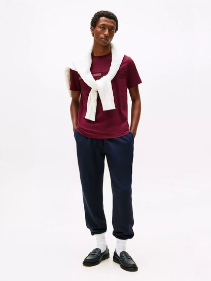 Franela con logo de bandera central tonal