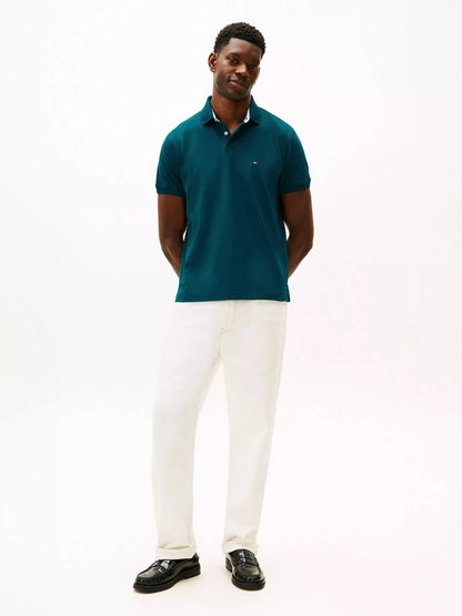 Chemise regular unicolor con logo