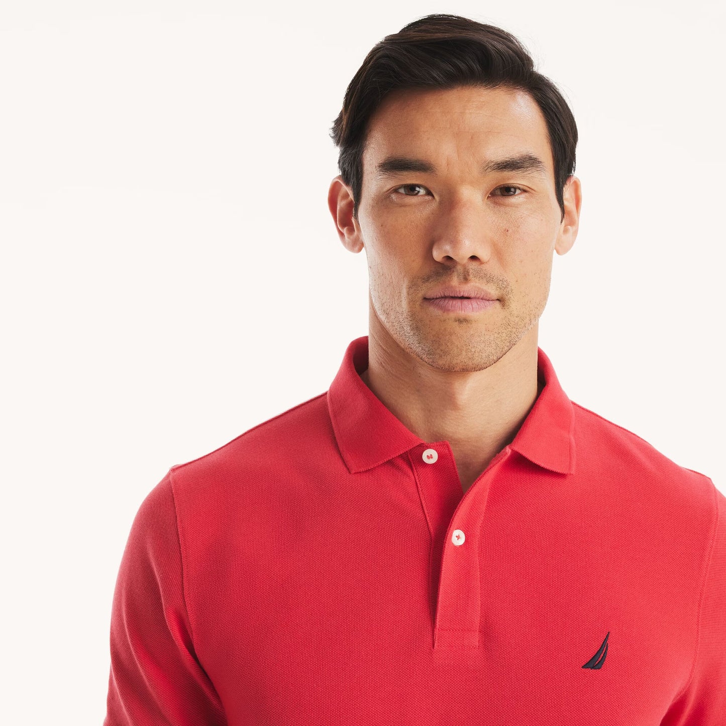 Chemise regular unicolor con logo