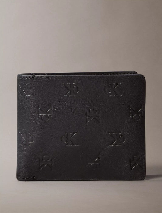 Cartera de caballero doble con monagrama