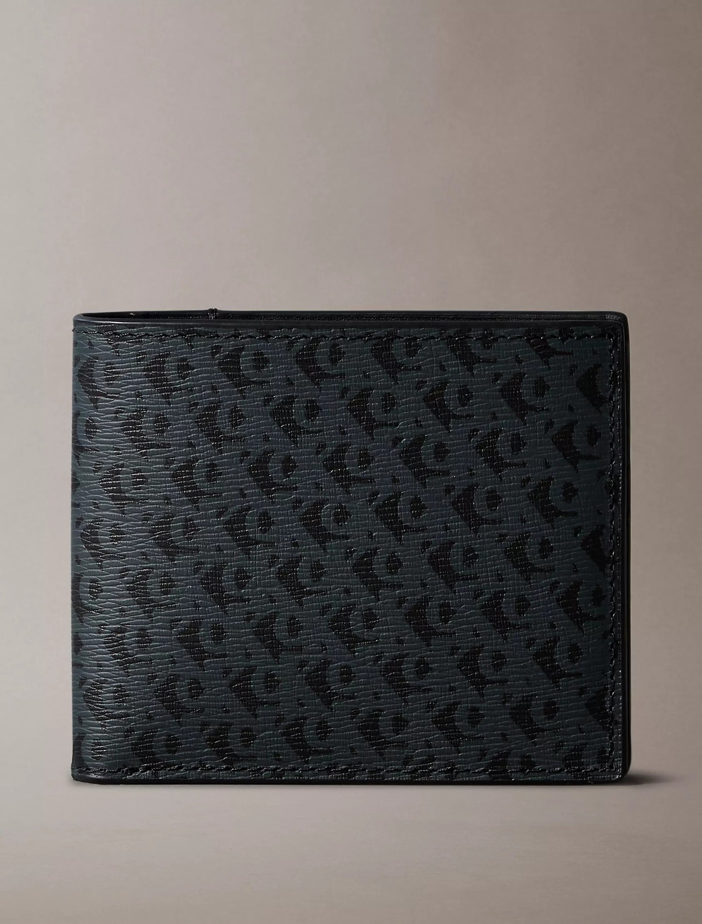 Cartera de caballero doble con monograma