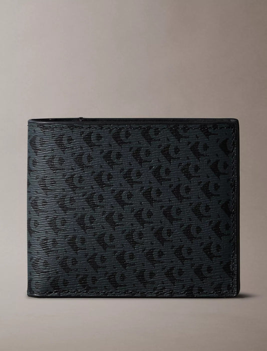 Cartera de caballero doble con monograma