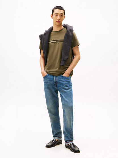 Franela con logo de bandera central tonal