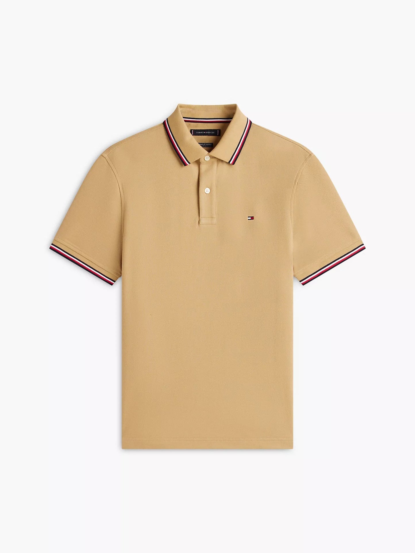 Chemise unicolor con cuello ribeteado