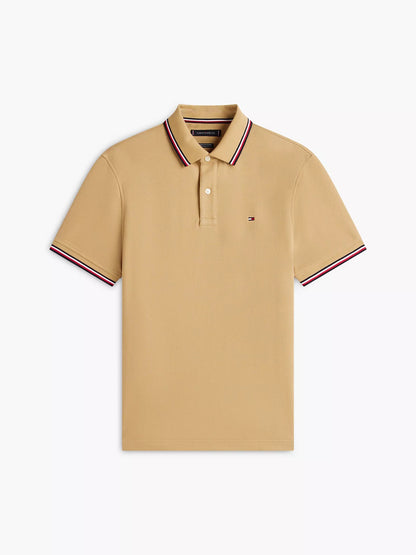 Chemise unicolor con cuello ribeteado