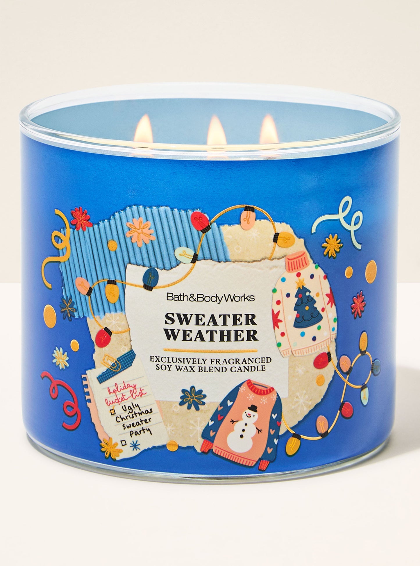 Vela 3 mechas Sweater Weather