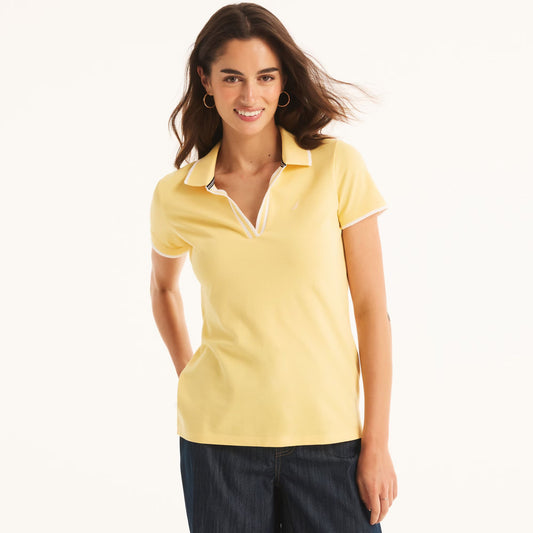 Chemise cuello en V sin botones