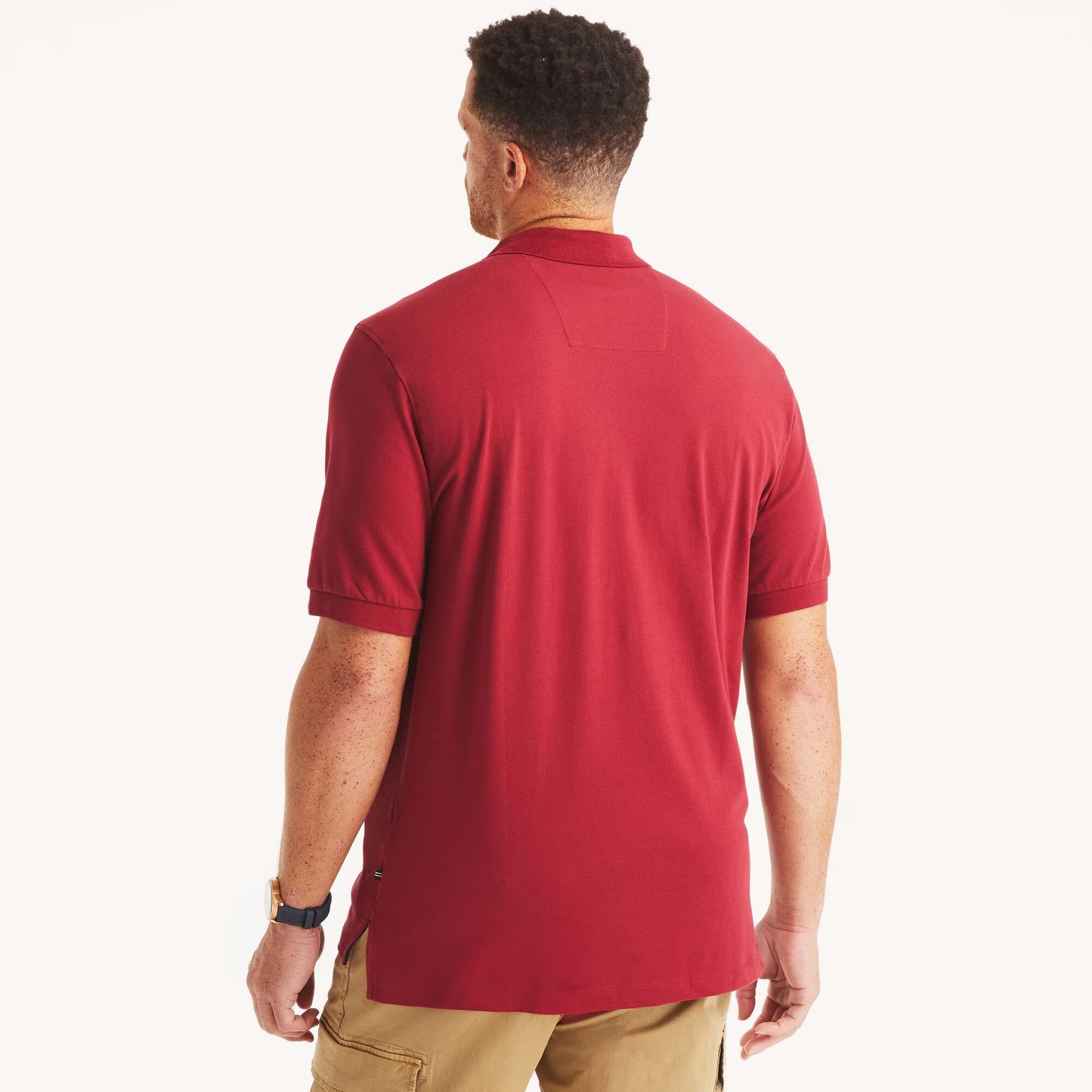 Chemise regular performance unicolor con logo para grandes