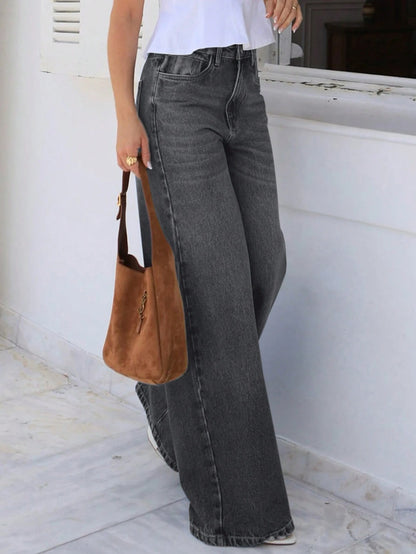 Jeans rectos y sueltos