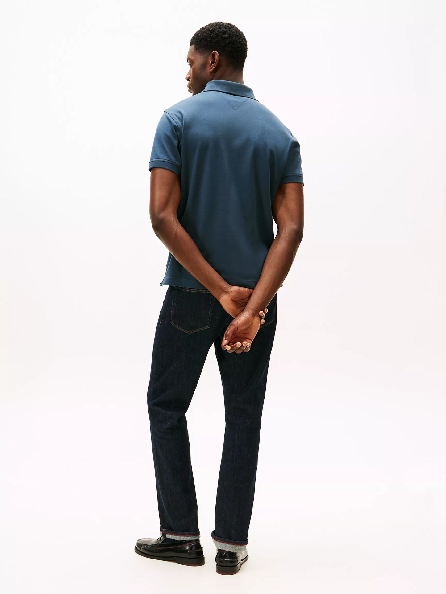 Chemise regular unicolor con logo