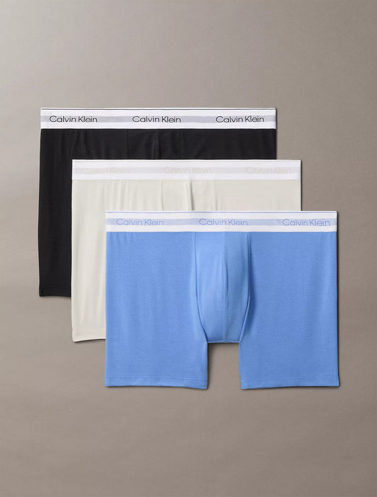 3 Pack Boxer largos con logo en cinta
