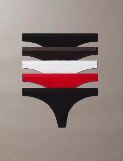 5 Pack de Panties con logo tipo hilo