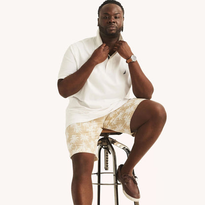 Chemise regular performance unicolor con logo para grandes