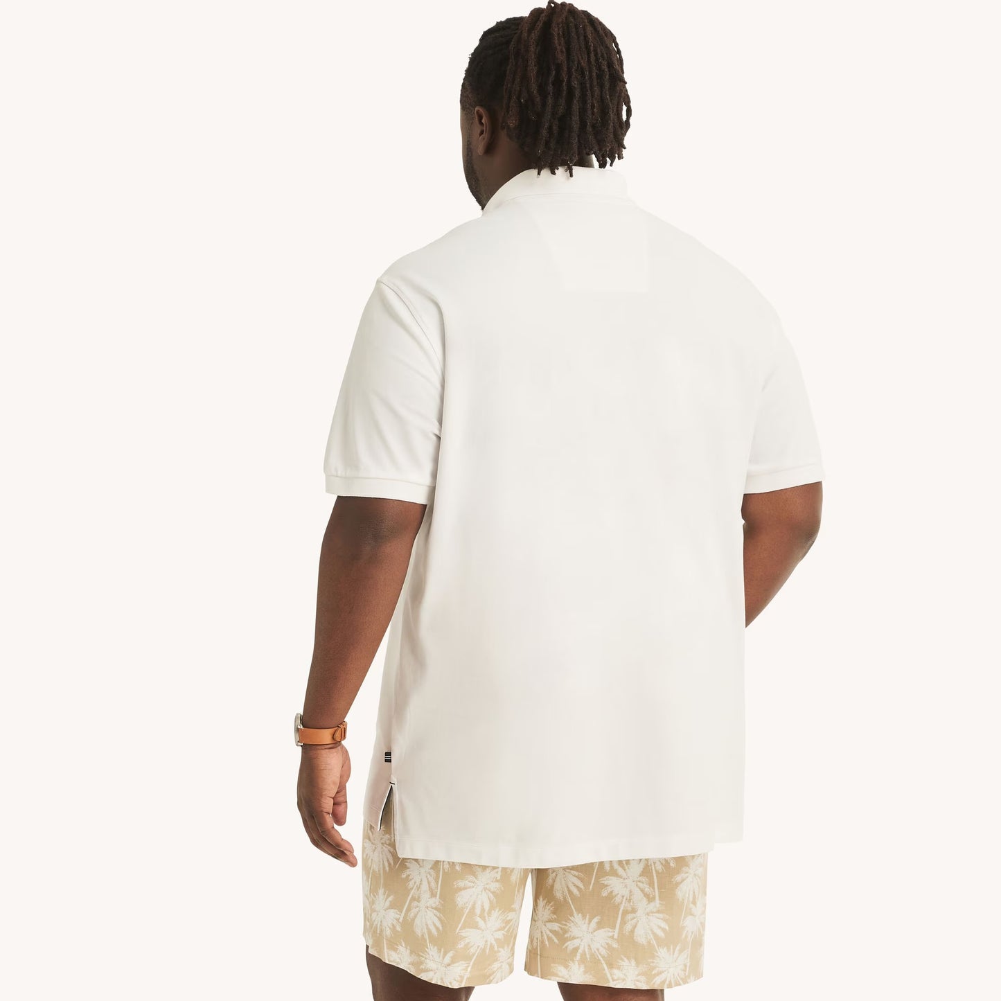 Chemise regular performance unicolor con logo para grandes