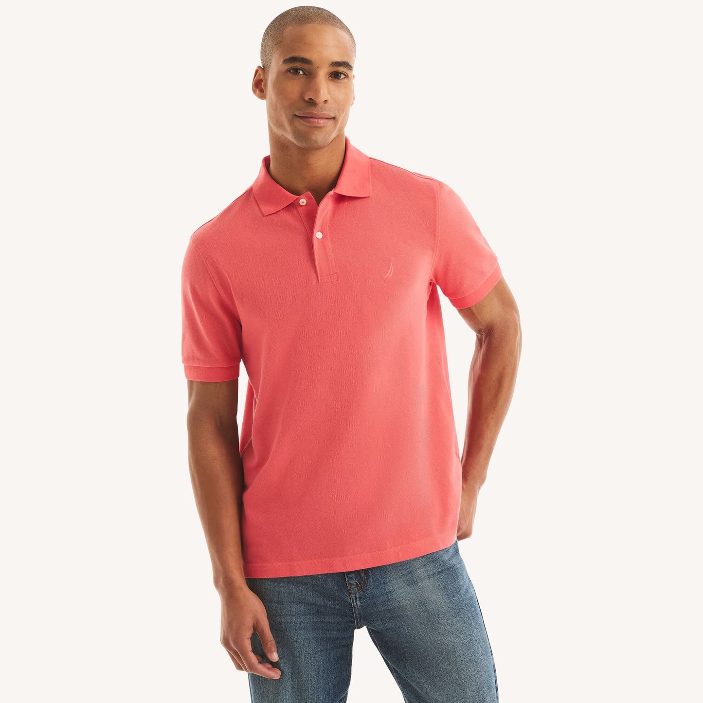 Chemise regular unicolor con logo