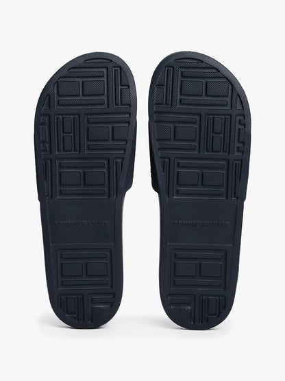 Sandalia para hombre con logo formato bandera