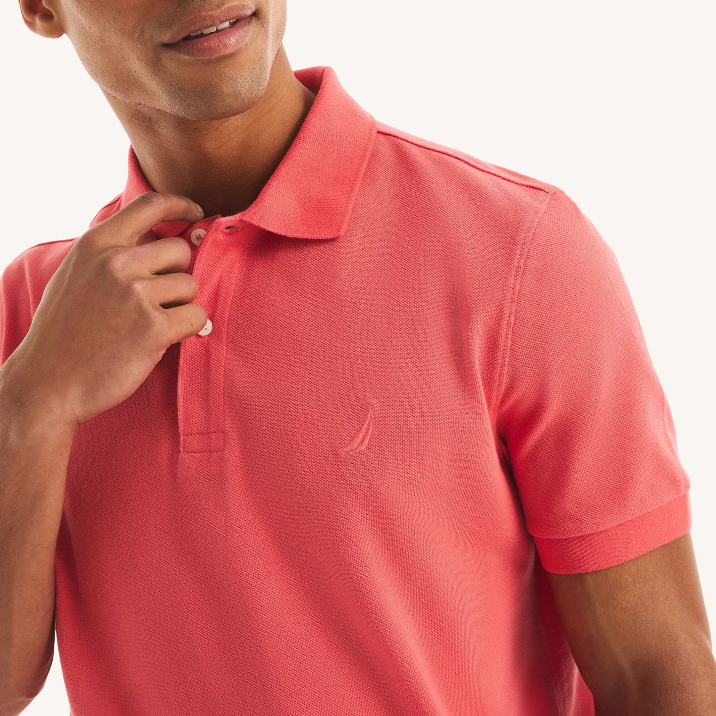 Chemise regular unicolor con logo