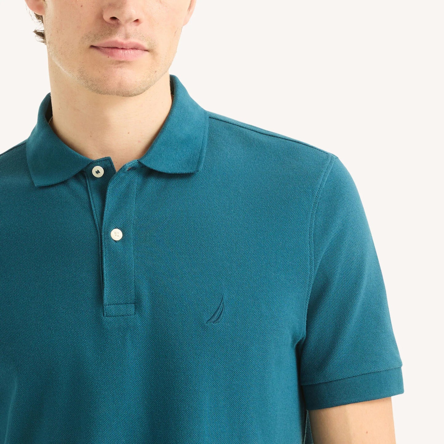 Chemise regular unicolor con logo