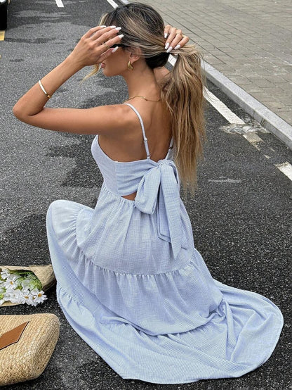 Vestido casual a rayas