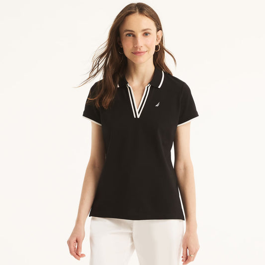 Chemise cuello en V sin botones